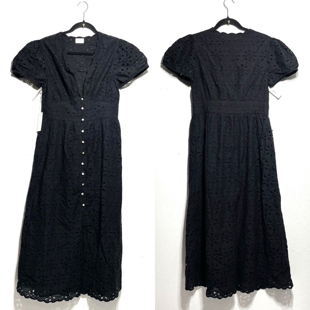 Aritzia Wilfred Jubilee Dress Black Sz 8 P578